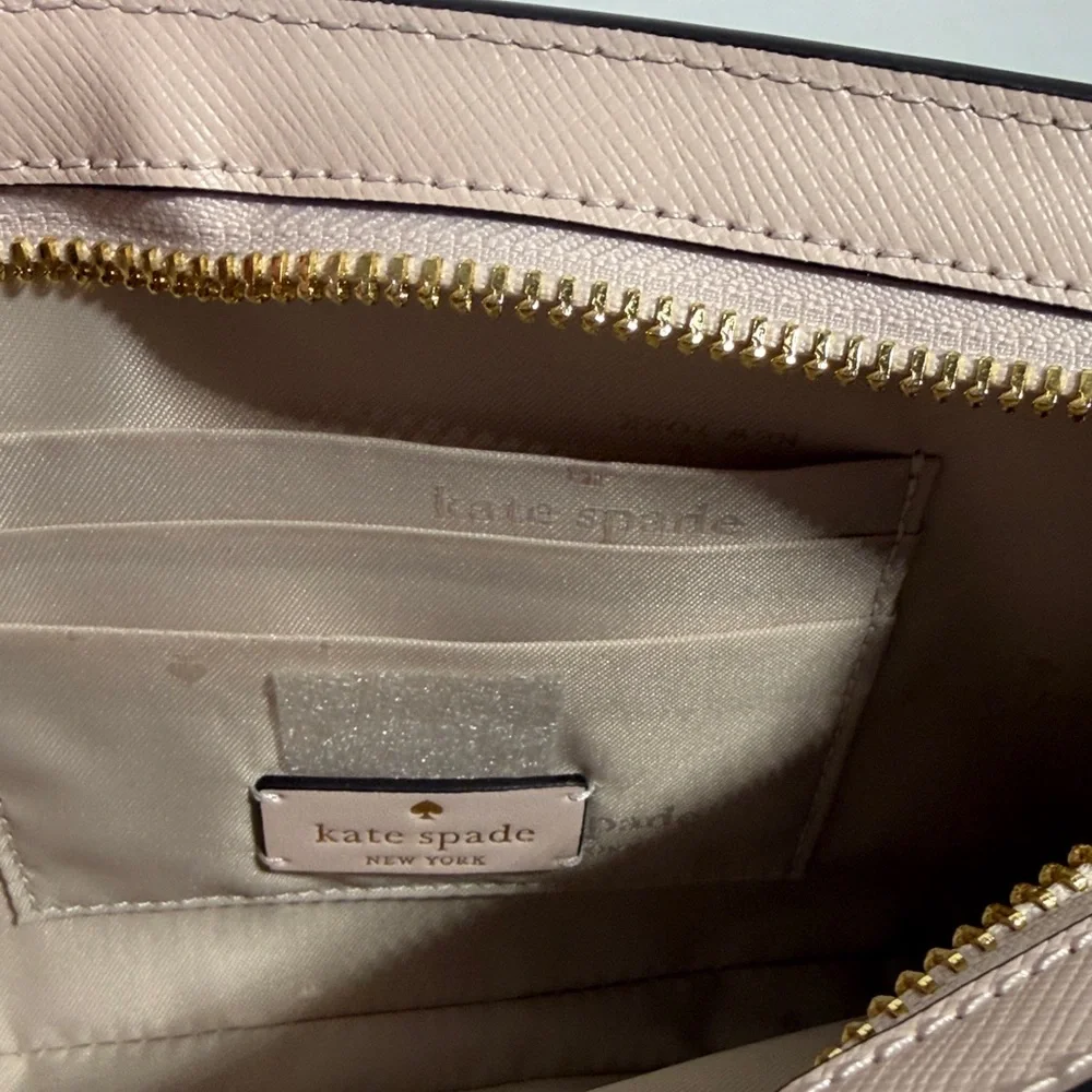 Kate Spade Madison Valentine Blush Pink and Red Heart Shoulder Bag - Picture 6 of 12